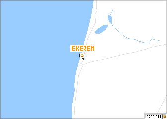 map of Ekerem
