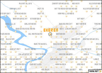 map of Ekeren