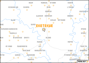 map of Eketekwe