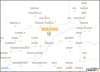 map of Eke Ugwu