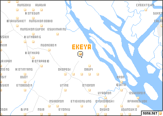 map of Ekeya