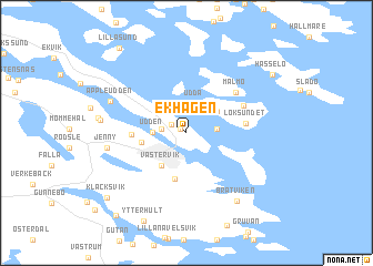 map of Ekhagen