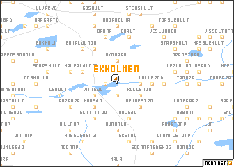 map of Ekholmen