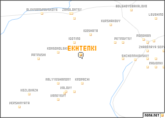 map of Ekhtenki