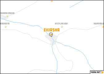 map of Ekiasha