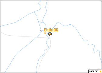 map of Ekiding