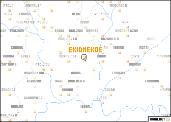 map of Ekidmékoé