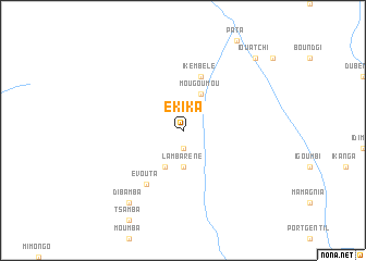 map of Ekika