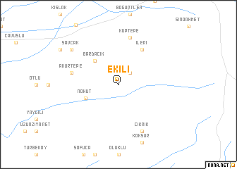 map of Ekili