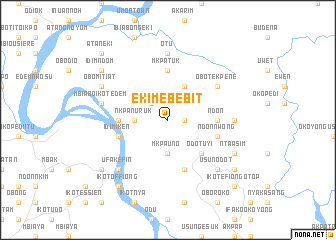 map of Ekim Ebebit