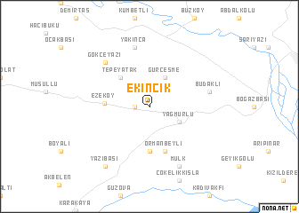 map of Ekincik