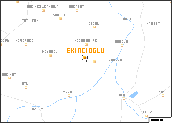 map of Ekincioğlu