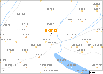 map of Ekinci