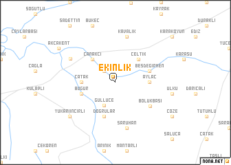 map of Ekinlik