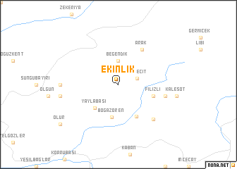 map of Ekinlik