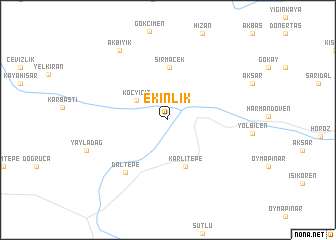 map of Ekinlik