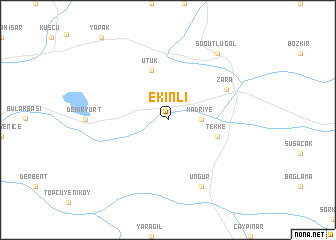 map of Ekinli