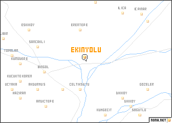map of Ekinyolu