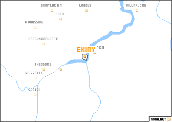 map of Ekiny