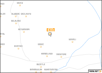 map of Ekin