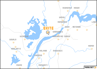 map of Ekité