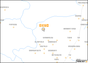 map of Ekiwo