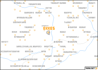 map of Ekkes