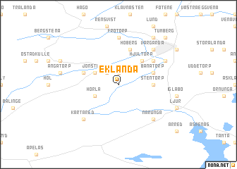 map of Eklanda