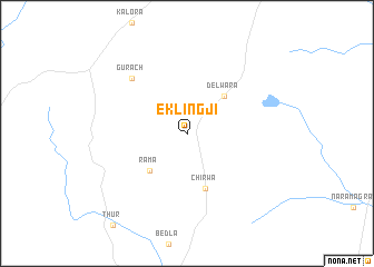 map of Eklingji