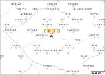 map of Ekmekçi