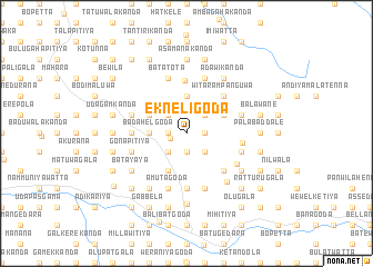 map of Ekneligoda