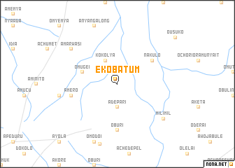 map of Ekobatum