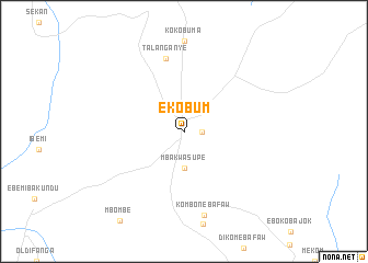 map of Ekobum