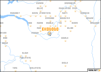 map of Ekododo