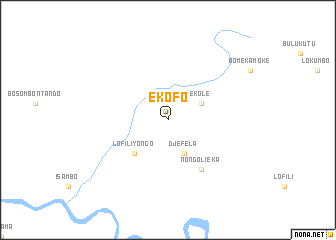 map of Ekofo