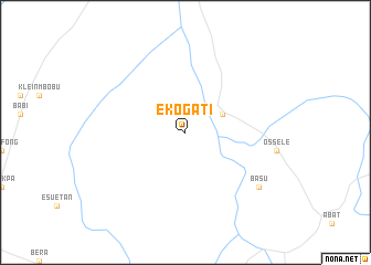 map of Ekogati