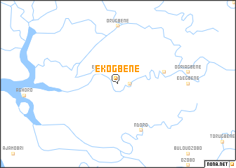 map of Ekogbene