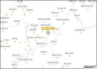 map of Ekohok