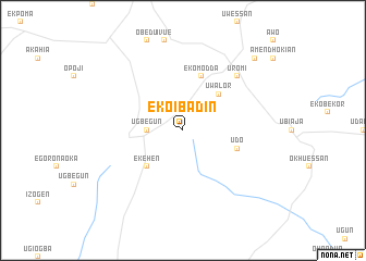 map of Eko Ibadin