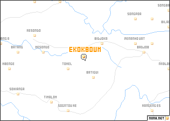 map of Ekokboum