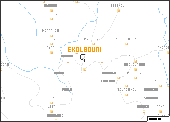 map of Ekolbouni