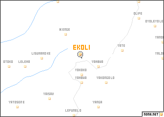 map of Ekoli