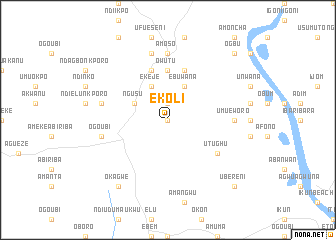 map of Ekoli