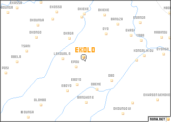 map of Ekolo