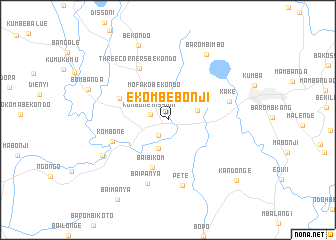 map of Ekombe Bonji