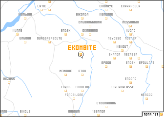 map of Ekombité