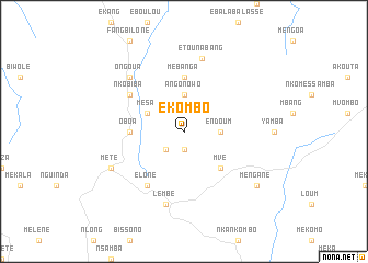 map of Ekombo