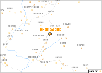 map of Ekomdjong