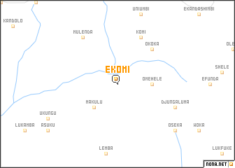 map of Ekomi
