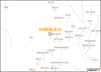 map of Ekona Lelu